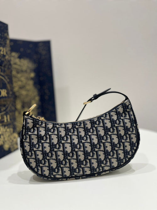 Dior Oblique Canvas Shoulder Bag